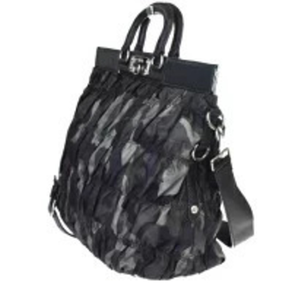 Prada Khaki Leather Shoulder Camouflage Green Handbag Green